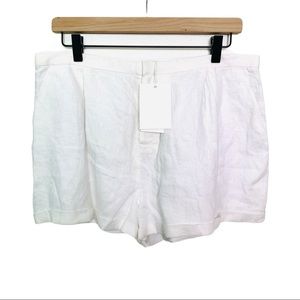 NWT The Jetset Diaries White Linen Shorts